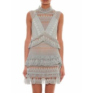 Self portrait lace dress😍💚💚